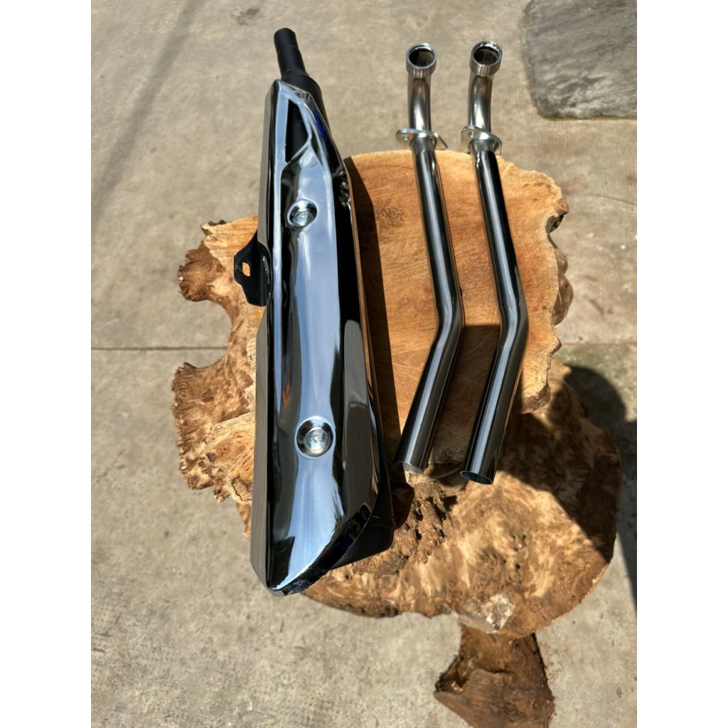  Pô wave alpha 110 hàng 1.1 móc ấm êm pxl tặng kèm cổ pô inox gắn wave sirius exciter 50cc swm... 