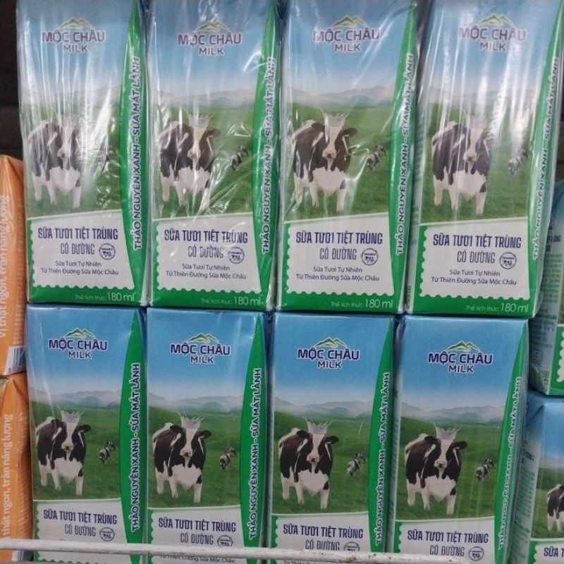 Sữa Mộc Châu có đường 180ml