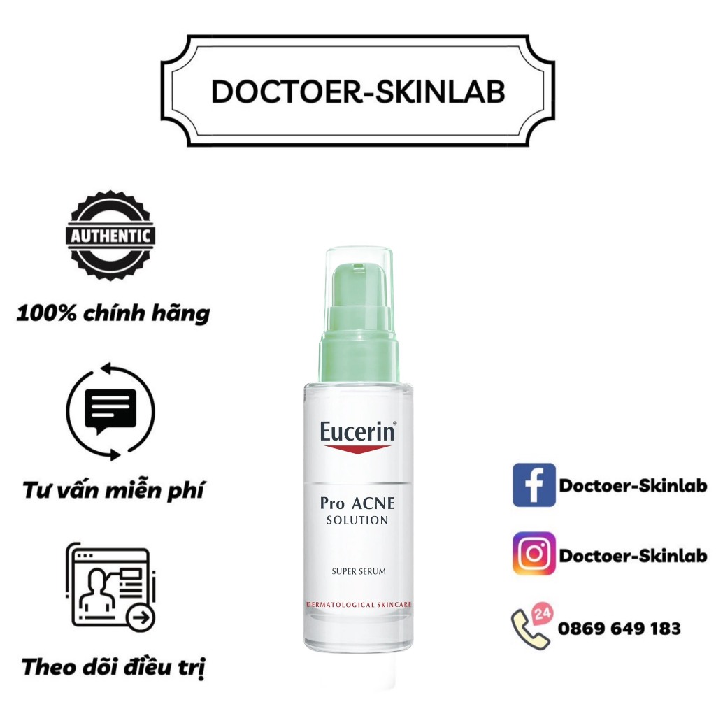 Tinh Chất Giảm Mụn Eucerin Pro Acne Solution Super Serum 30ml