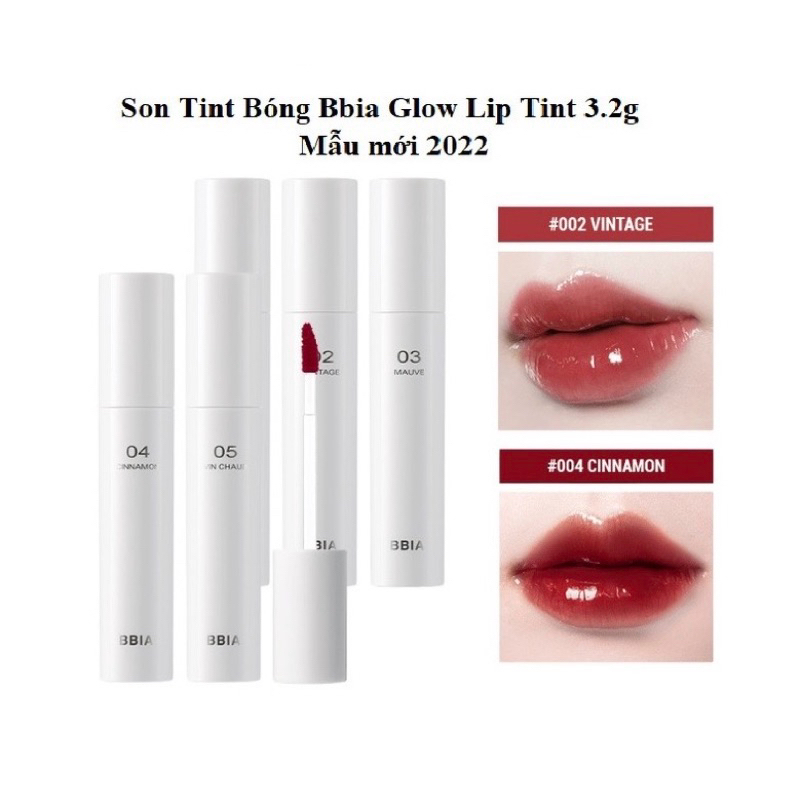 SON BBIA GLOW LIP TINT MÀU MỚI
