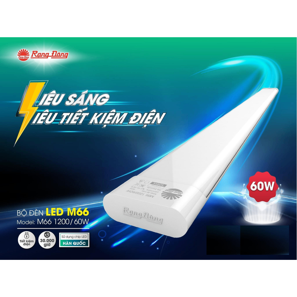 Bộ Đèn Led M66 M36 M26 Rạng Đông - Chính Hãng