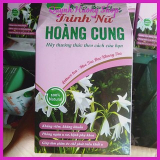 TRÀ TRINH NỮ HOANG CUNG 40 túi lọc bảo khang cân bằng nội tiết tố hỗ trợ u xơ tử cung