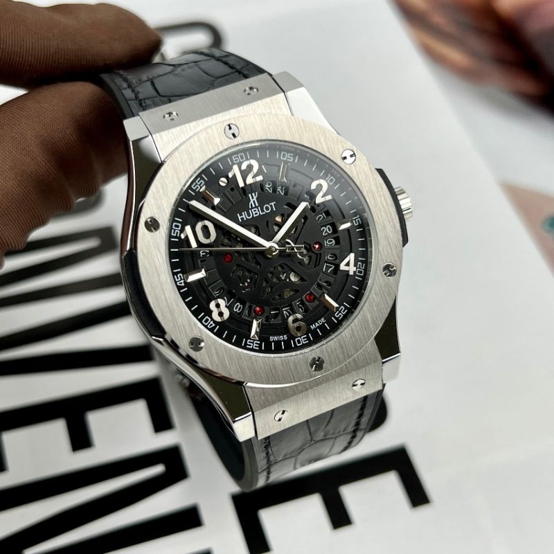 Đồng hồ Nam Hublot lộ cơ BH 24 Tháng