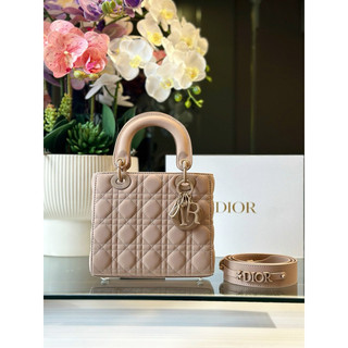 ✅ TÚI CD LADY SUPVIP - Size 17/20/24cm - Da cừu cán [Fullbox NC]