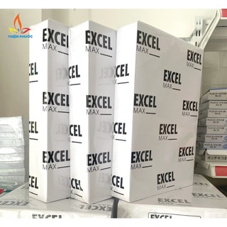 Combo 5 xấp giấy a4 excel 70 - 80gsm giấy trắng đủ định lượng sukado