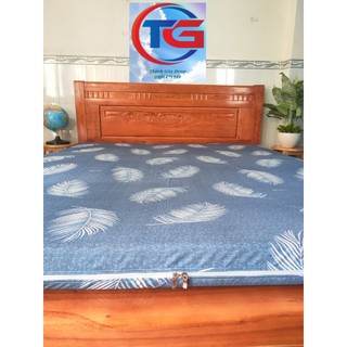 Áo bọc 2 mặt nệm có khóa kéo (Thun 3D Hàn Quốc)