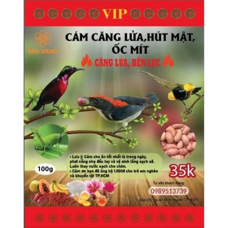 Combo 2 gói cám hút mật ốc mít thi đấu VIP 100%oganic