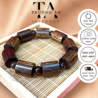 [MuVòng trầm hương Thiên Nhiên Sánh Chìm Quảng Nam bảo hành mùi thơm vĩnh viễn size 10-12mm