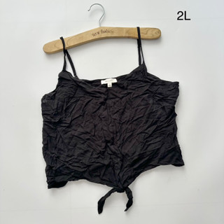 Size L - Áo 2 dây xuất dư chất linen tưng màu đen mặc hè 58kg đổ lại