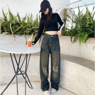 Quần jeans rách màu hot trend form bigsize 55-90kg