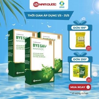  Nước giải rượu ByeSay Nam Dược hộp 6 túi giảm say rượu bia, tăng cường chức năng giải độc gan,bảo vệ gan