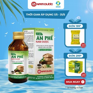 Cao An Phế Nam Dược 110ml cao thảo dược đậm đặc hỗ trợ giảm ho, bổ phế, giảm đờm, giảm rát họng, khản tiếng