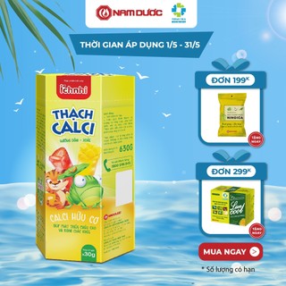 Thạch Calci Ích Nhi (hộp 21 túi x 30 gr) vị ngọt thanh nhẹ, hỗ trợ trẻ phát triển chiều cao, giúp răng chắc khỏe