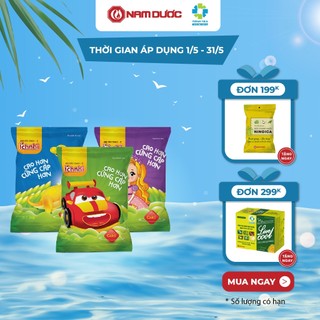 Kẹo dẻo Calci - D Ích Nhi (dây 10 gói) cho bé hỗ trợ bổ sung canxi, phát triển chiều cao và hoàn thiện hệ xương, răng