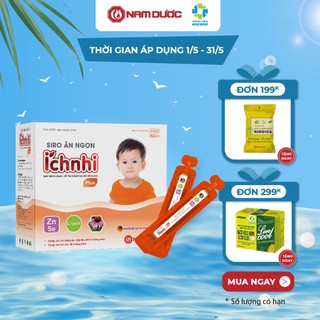 Siro Ăn Ngon Ích Nhi Plus chính hãng giúp nâng cao sức đề kháng, tăng chuyển hóa hấp thu dưỡng chất, trẻ ăn ngon