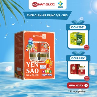 Set yến sào Nam Dược Kids Thông Minh- yến chưng sẵn bổ sung DHA, EPA phát triển não bộ, tăng cường trí nhớ cho bé hũ 70g