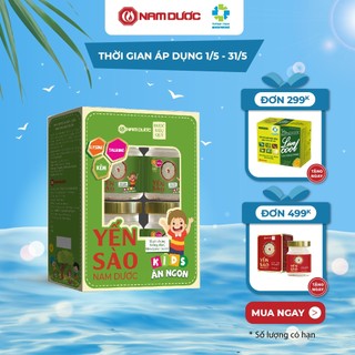 Yến Sào Nam Dược Kids Set 4 hũ x 70ml tổ yến chưng sẵn đường phèn, hỗ trợ đề kháng, bổ sung dưỡng chất cho trẻ