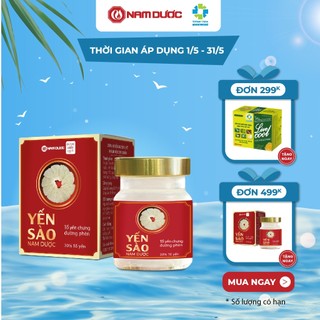 Yến Sào Nam Dược 1 hũ 70ml tổ yến chưng sẵn đường phèn bồi bổ sức khỏe, tăng sức đề kháng, giảm mệt mỏi