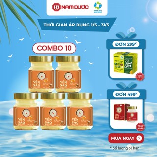 Combo 10 hũ Yến sào Nam Dược Tổ yến chưng mật ong