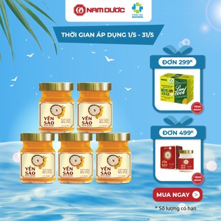 Yến Sào Nam Dược 1 hộp 70ml tổ yến chưng sẵn hồng sâm đông trùng hạ thảo