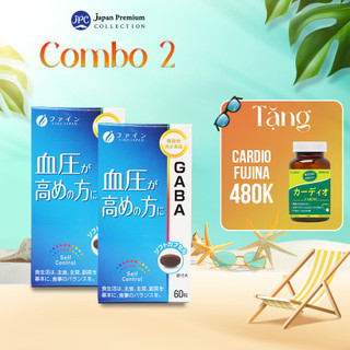 Combo 2 Viên Uống GABA Hỗ Trợ Điều Hòa Huyết Áp Fine Japan - Nhật Bản (Hộp 60 Viên)