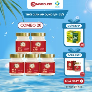  Yến Sào Nam Dược 1 hũ 70ml tổ yến chưng sẵn đường phèn bồi bổ sức khỏe, tăng sức đề kháng, giảm mệt mỏi