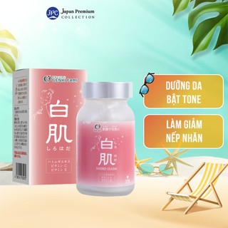 Viên Uống Trắng Da, Ngừa Lão Hóa, Sạm Nám, Tàn Nhang Giúp Da Đều Màu Từ Thiên Nhiên -Shiro Hada Genki Fami Nhật Bản(90v)