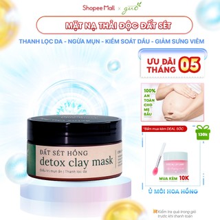 Mặt Nạ Đất Sét Thải Độc Cho Bà Bầu - Detox Clay Mask 100gr 