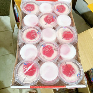 Sỉ khay 30 cốc thạch hoa hồng siêu to