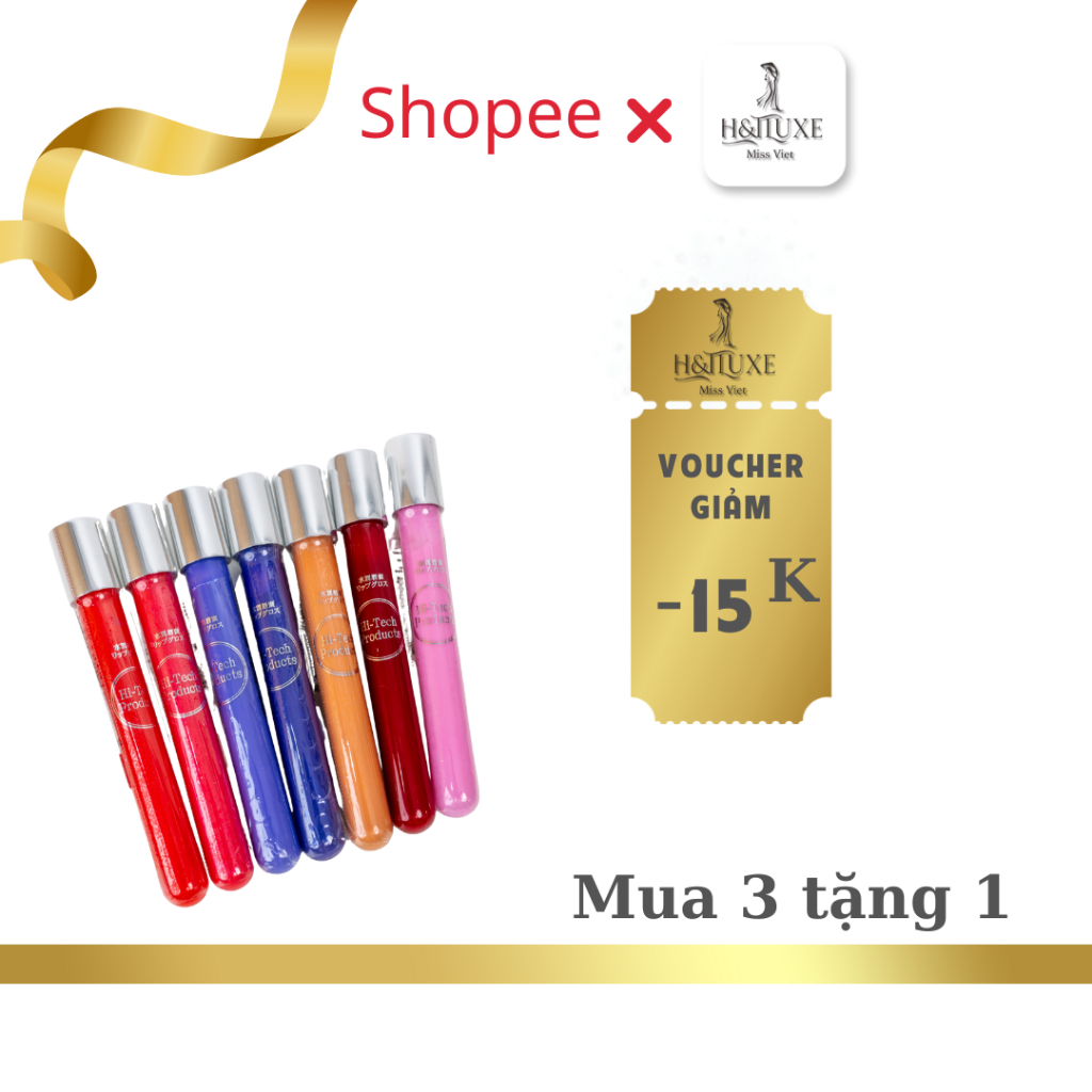 Son Dưỡng Môi Chống Nắng Hi-Tech, Son Tint Lót Có Màu Chuẩn - Mỹ phẩm Đài Loan