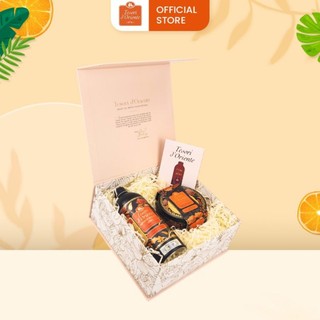 Hộp quà tặng Sữa tắm 500ml và Nến thơm Tesori d'Oriente kèm túi thiệp phù hợp các dịp đặc biệt