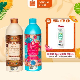 Combo 2 chai Sữa Tắm nước hoa Tesori d'Oriente chính hãng 500ml kèm vòi nhập khẩu trực tiếp từ Ý