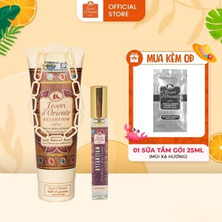 Combo Sữa tắm 250ml và nước hoa 10ml Tesori d' Oriente tiện ích phù hợp mang đi du lịch