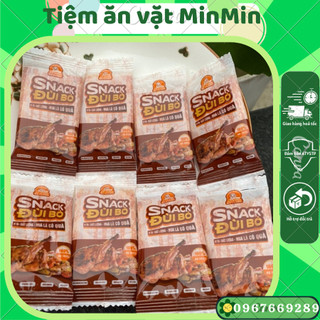Sỉ bịch 60 gói đùi bò quay, snack cay cay, que cay làm từ bột mì, hiệu dưa hấu đỏ