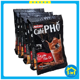 Tặng kèm hộp trà sữa trân châu - Cà phê Phố sữa đá (bịch 30 gói x 24g)