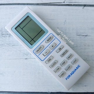 Remote máy lạnh AQUA mặt xanh