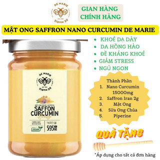 Mật Ong Nghệ Saffron Curcumin Honey De Marie