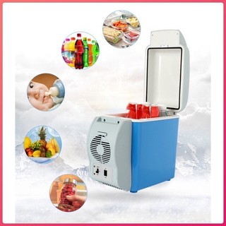 Tủ lạnh xe Hơi 7L5. Tủ lạnh mini AILIYA 7.5 lít đa dụng nhỏ gọn cho ô tô và gia đình
