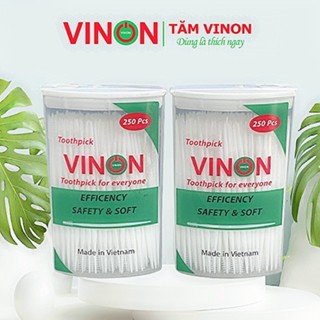 Tăm chỉ nha khoa Vinon, tăm xỉa răng bằng nhựa cao cấp, an toàn tuyệt đối cho răng miệng của bạn