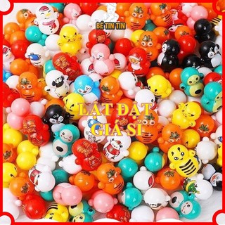 Combo Lật Đật Mini Phi Hành Gia Và Doremon Hello Kitty Ninja Squid Game Đồ Chơi Lật Đật Cho Bé.