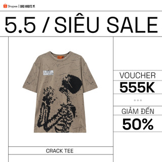 Áo Thun Unisex Bad Habits CRACK 100% Cotton - Local Brand Chính Hãng