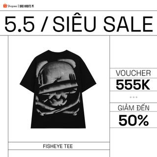 Áo Thun Nam Nữ Bad Habits Fisheye Tee - Black & White - Local Brand Chính Hãng