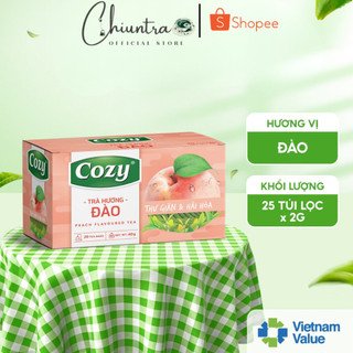 Trà đào cozy túi lọc 25 gói x 2g