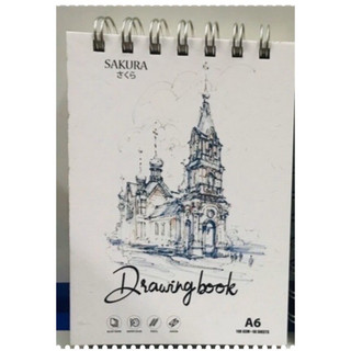 SET 10 sổ sakura A6(sổ 50 tờ đlg 160gsm- bìa ngẫu nhiên)