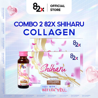 82X Combo 2 hộp Nước uống COLLAGEN SHIHARU làm đẹp da , cấp ẩm đến từ Nhật Bản (50ml/lọ).