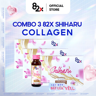 82X Combo 3 hộp Nước uống COLLAGEN SHIHARU làm đẹp da , cấp ẩm đến từ Nhật Bản (50ml/lọ).