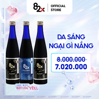 82X Bộ 3 "BẢO BỐI" Của Mẹ Sau Sinh, Combo 3 Chai : Sakura Placenta + Placenta + Sakura Placenta (500ml/Chai) Nhật Bản
