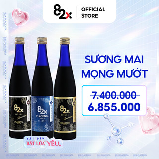 Collagen 82X- Combo 3 Chai PLACENTA + SAKURA PLACENTA + SAKURA COLLAGEN đến từ Nhật Bản 500ml/chai.