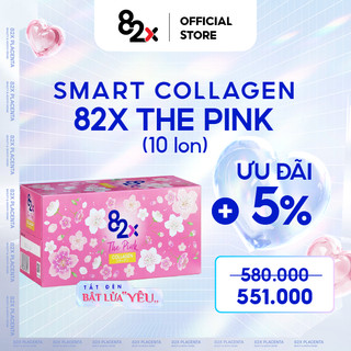 (LỐC 10 CHAI) 82X The Pink Collagen 100ml Hàm Lượng 1000mg Collagen, Nước Uống Đẹp Da Tràn Năng Lượng Đến Từ Nhật Bản