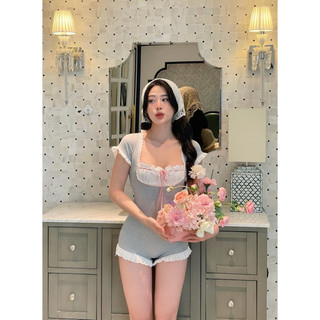 SET BIKINI BODYSUIT KÈM KHĂN QUẤN ĐẦU (KÈM VIDEO HÌNH THẬT)